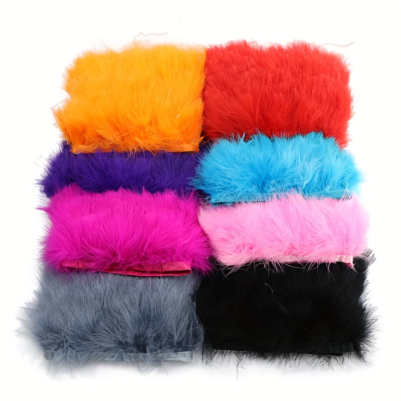 Fringe Ribbon Sewing - Ruban à franges en plumes de
