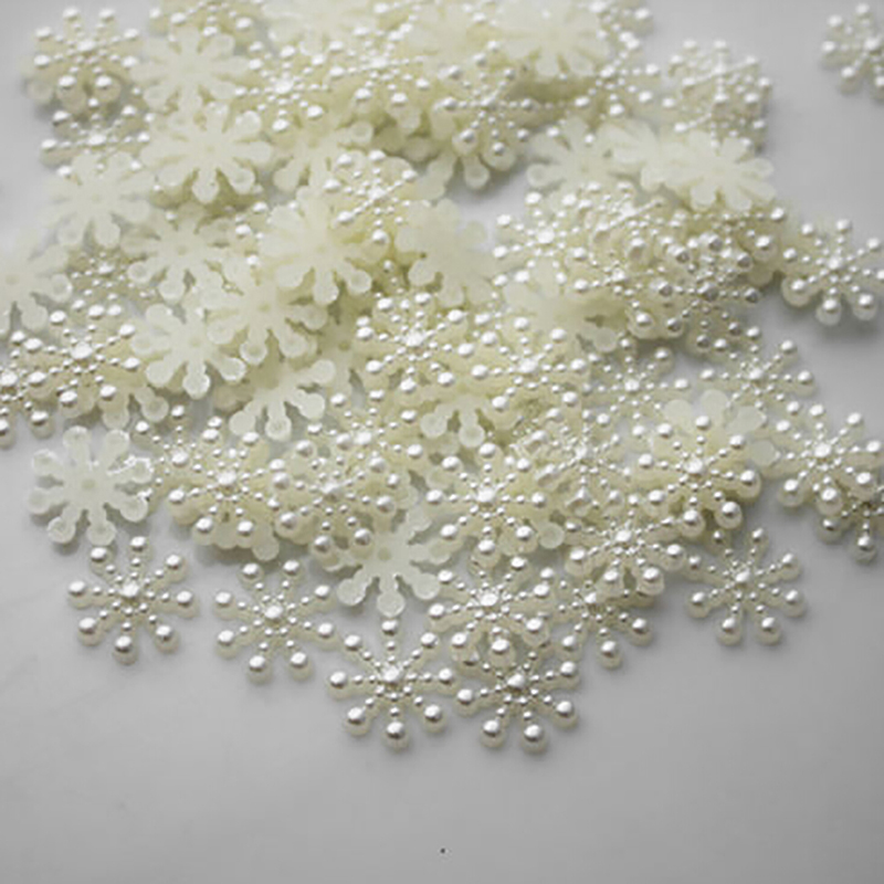 Christmas Craft Embellishment - Décorations de noël en résine blanche