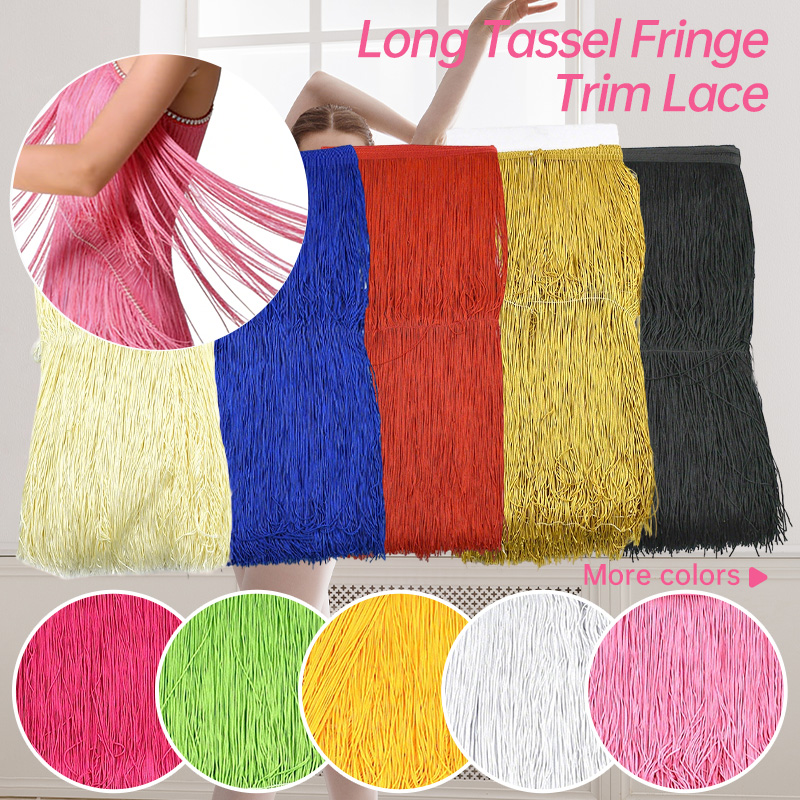 Fringe Ribbon Sewing - 2/5 mètres de franges à pampilles