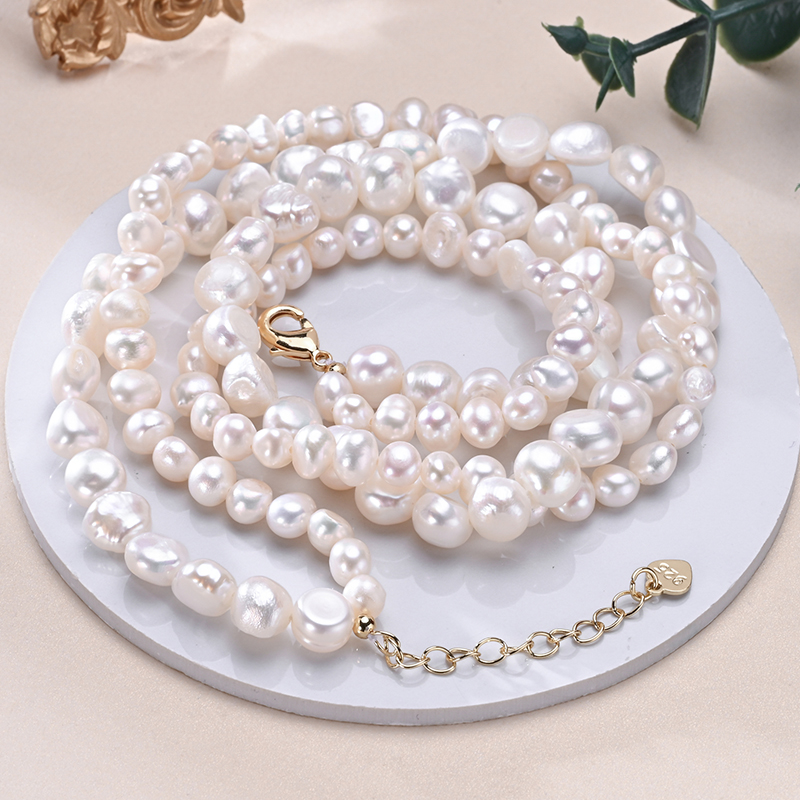 HENGSHENG-Collier Double de Pe - Pearl Trim Chain avis et prix