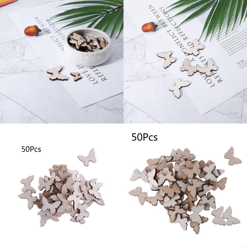 50 pcs pour forme papillon tra - Christmas Craft Embellishment avis et prix