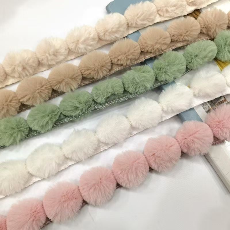 Ruban de 3 cm en fausse fourru - Fringe Ribbon Sewing avis et prix