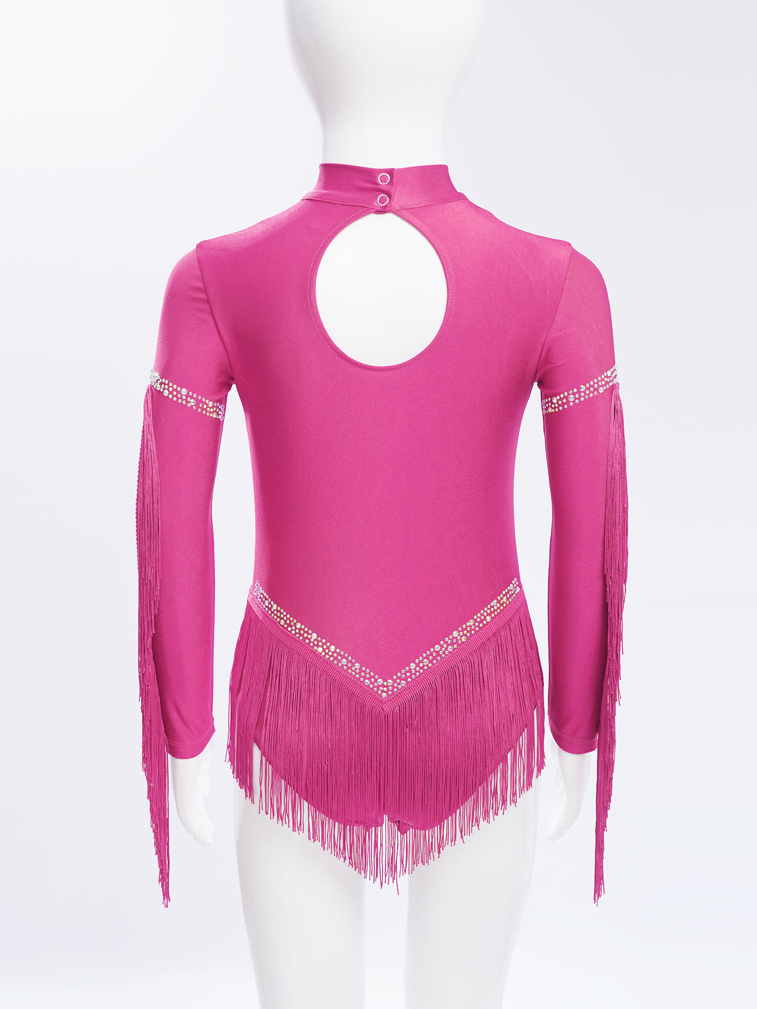 Body de danse latine à franges - Rhinestone Banding Trim avis et prix